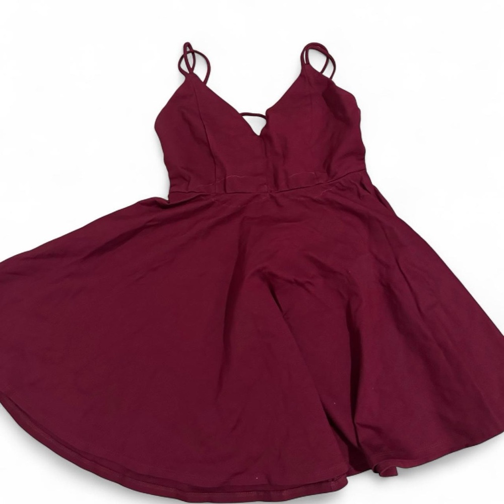 Burgundy Windsor Dress